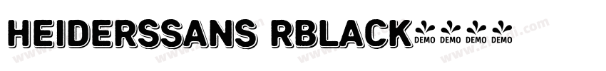 HeidersSans RBlack字体转换 HeidersSans RBlack字体转换